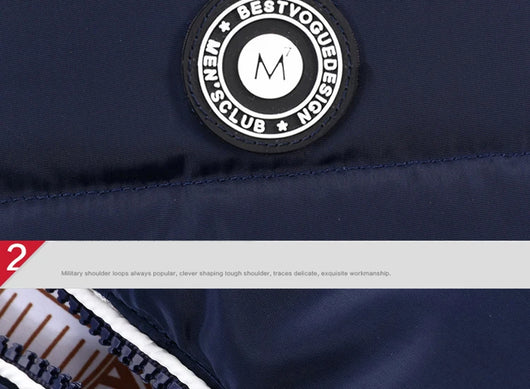 Chaqueta Acolchada Térmica para Hombre - Corta y Gruesa - Image 12