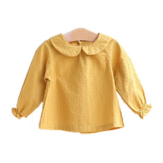 Blusa de Cuello Muñeca con Dobladillo - Image 2