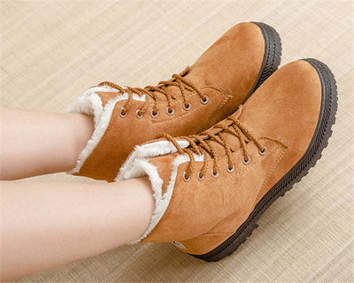 Botas de Nieve para Mujer Talla Grande con Forro de Felpa Artificial - Image 24
