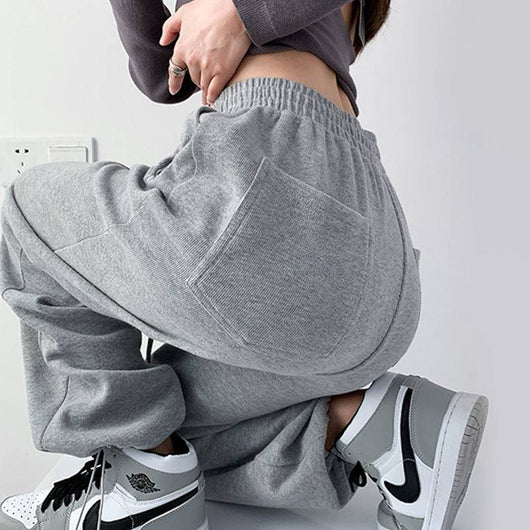 Pantalones Anchos de Cintura Alta Cómodos para Primavera y Otoño - Image 6