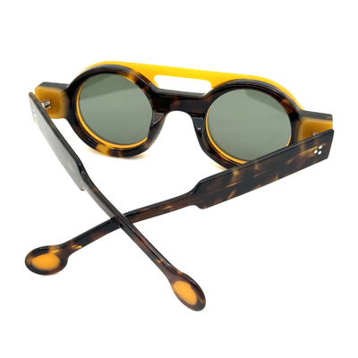 Gafas de Sol Polarizadas Azul Klein con Diseño Geométrico Circular - Image 25