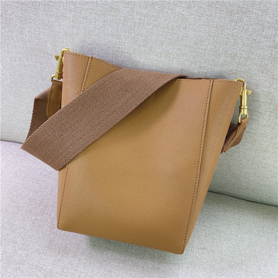 Bolso Bucket Crossbody de Cuero para Mujer - Image 6