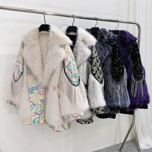 Abrigo Largo de Lana de Cordero para Mujer - Diseño Elegante y Cálido - Image 19