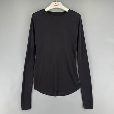 Blusa Semitransparente de Manga Larga en Colores Sólidos - Image 2
