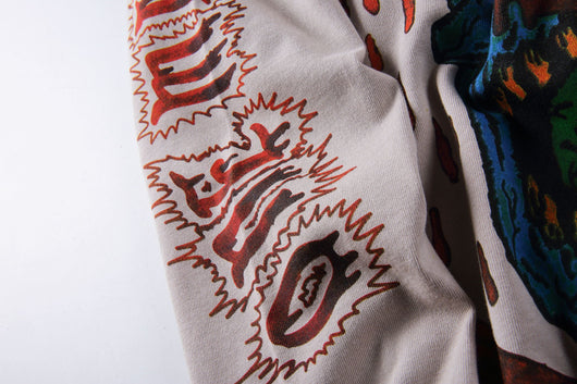 Remera Manga Larga Calavera Street Graffiti Coconut - Image 9