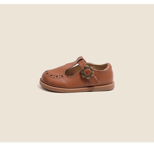 Zapatos de Cuero para Niñas Princesa con Suela Antideslizante - Image 11