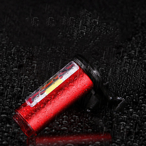 Luz Trasera para Bicicleta USB Recargable con 3 Modos de Iluminación