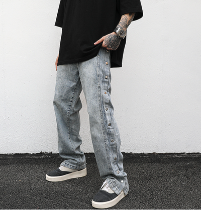 Pantalón Snap Denim II - Azul