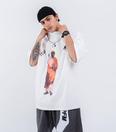 Camiseta Suelta Hip Hop Street de Manga Corta - Image 4