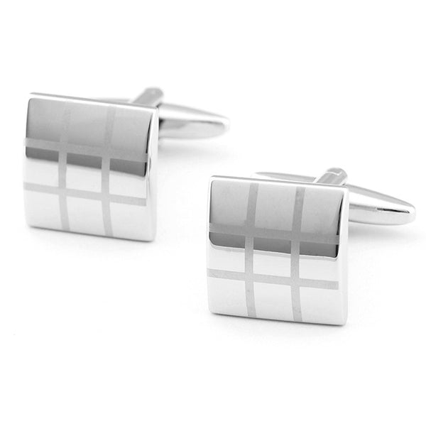 Gemelos Cuadriculados Láser para Hombre - Diseño Francés Elegante