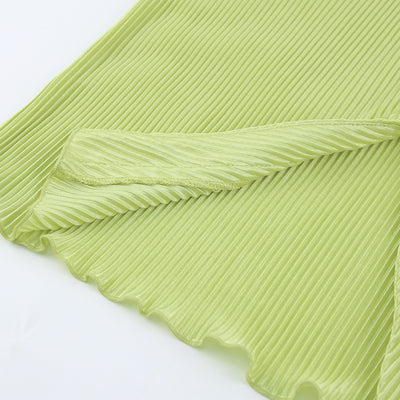 Blusa Retro con Pliegues Manga Larga para Mujer Primavera - Image 36