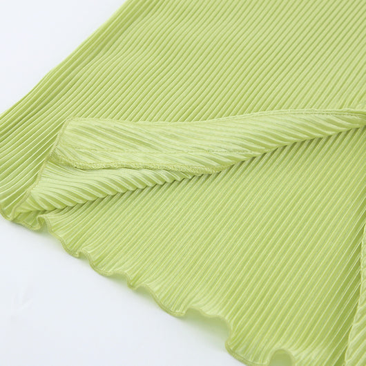 Blusa Retro con Pliegues Manga Larga para Mujer Primavera - Image 36