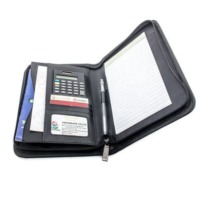 Carpeta A5 Multifuncional con Bolsa PU y Compartimento para Computadora - Image 5