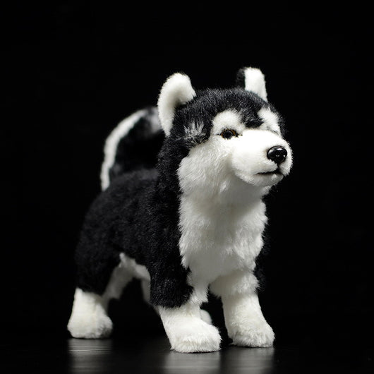 Peluche Husky Realista con Ojos de Pato Mandarín - Image 6