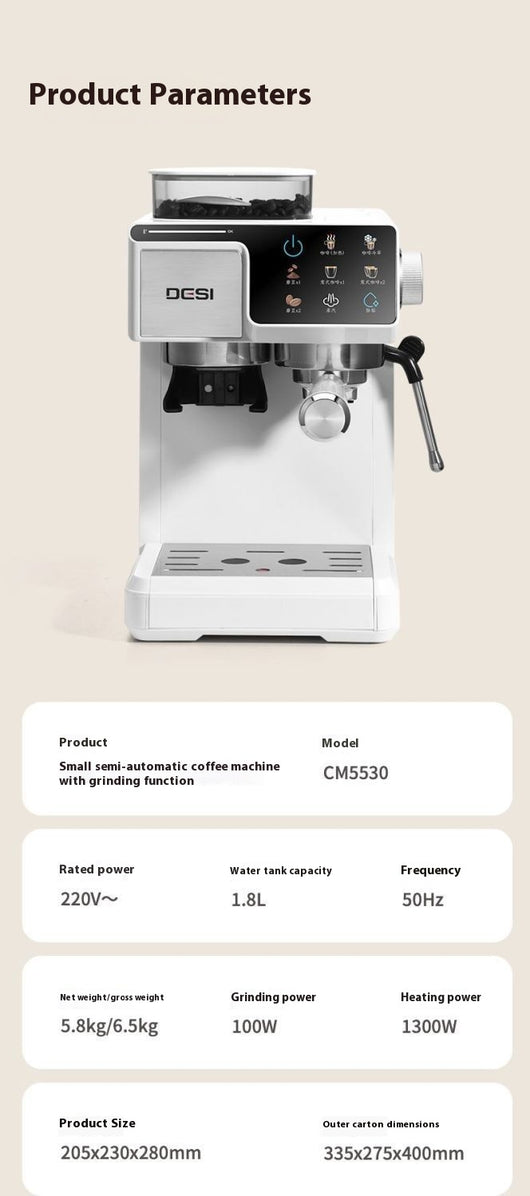Cafetera Espresso Automática con Vaporizador de Leche - Image 9