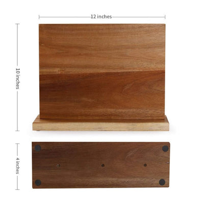 Soporte Magnético Doble para Cuchillos en Madera de Acacia - Image 6