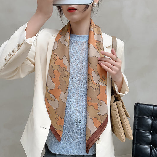 Pañuelo de Seda Twill Grande 90cm para Mujer - Image 8