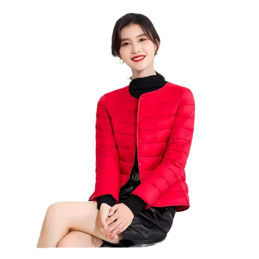 Chaqueta Acolchada de Algodón Ligera - Diseño Clásico Entallado - Image 5