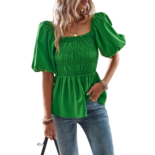 Blusa Cuello Cuadrado Efecto Reductor de Cintura - Image 5