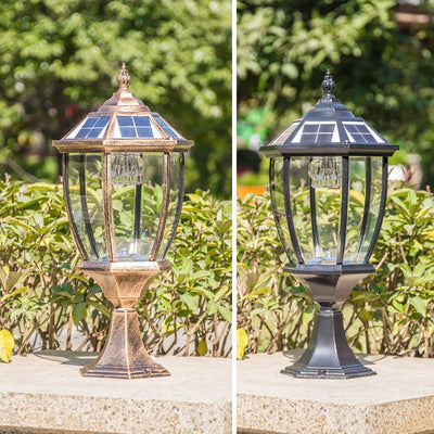 Lámpara Solar de Poste para Patio y Jardín - Image 14