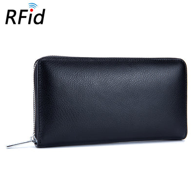 Billetera Larga de Cuero Genuino para Hombre con Protección RFID y 36 Compartimentos - Image 22