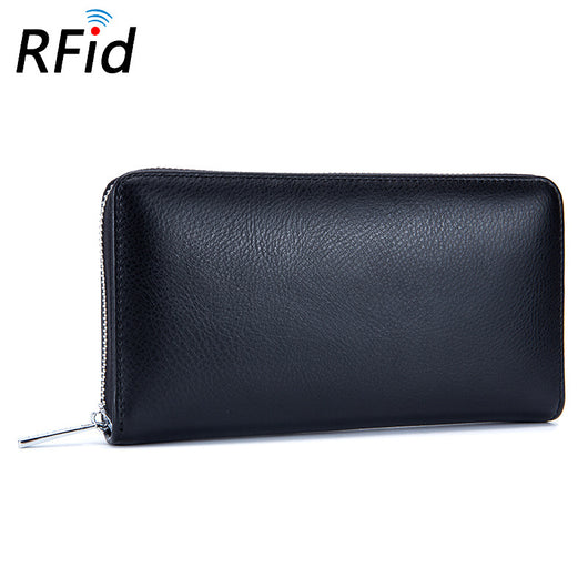 Billetera Larga de Cuero Genuino para Hombre con Protección RFID y 36 Compartimentos - Image 22
