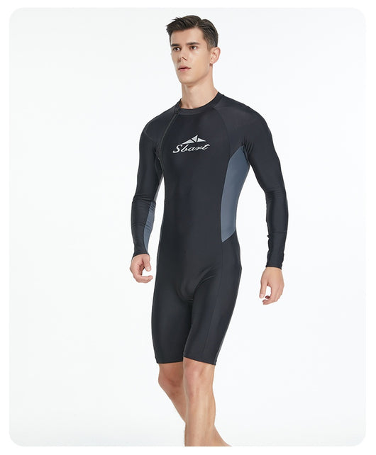 Traje de Baño Deportivo Manga Larga con Protección Solar - Image 11