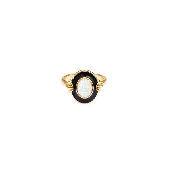 Anillo de Plata 925 con Baño de Oro 18K Diseño Ovalado Elegante - Image 3
