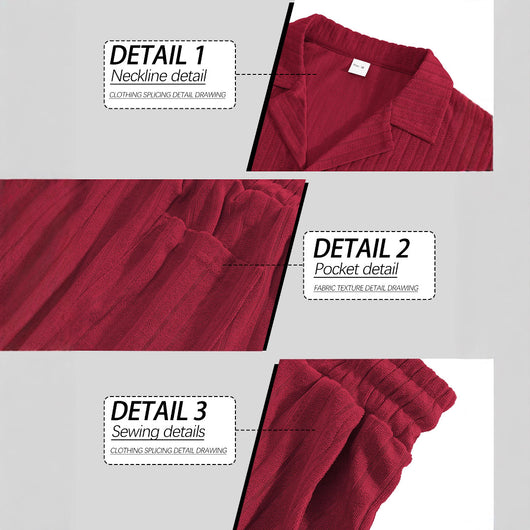 Conjunto Casual de Camisa con Botones y Shorts para Hombre - Image 3