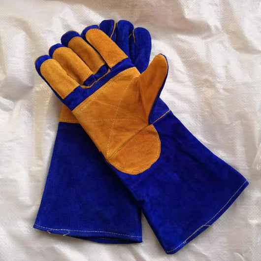 Guantes de Cuero Profesionales para Soldadura Industrial con Protección Laboral - Image 11