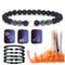 Pulsera de Hematita Negra y Ojo de Tigre con Propiedades Magnéticas para Hombre y Mujer