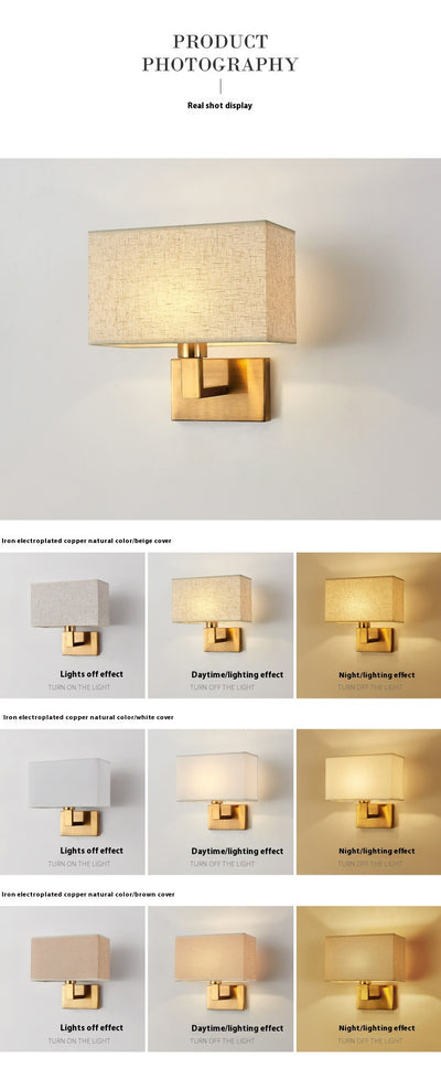Lámpara de Pared Textil Creativa para Estudios y Hoteles - Image 15