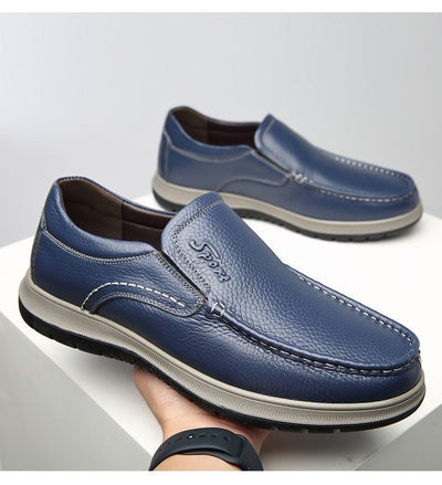 Zapatos Casuales de Cuero Impermeables y Ligeros para Hombre - Image 22