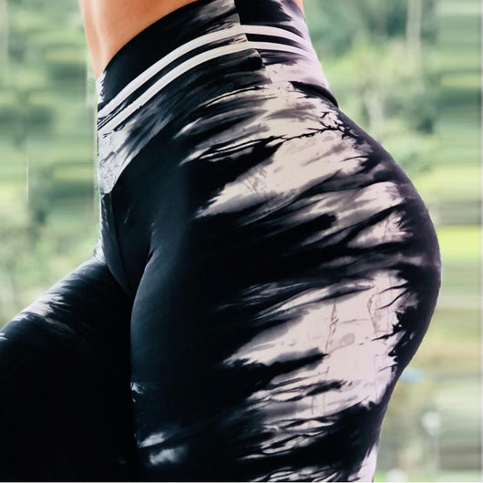 Leggings Deportivos Estampados Cintura Alta con Tecnología Anti-Sudor - Image 9