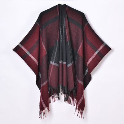 Chal con Borlas y Diseño Escocés Jacquard - Image 9