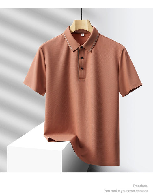 Conjunto Deportivo Polo y Pantalón Ice Silk sin Costuras - Lujo Ligero - Image 30