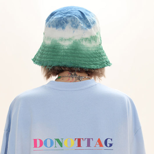Gorro Bucket Tie-Dye Degradado con Contraste Artesanal - Image 13
