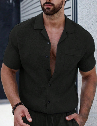 Camisa Semiformal Transpirable Antiarrugas para Hombre - Image 5
