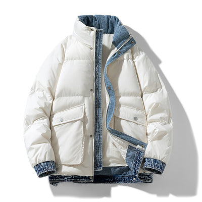 Chaqueta de Plumón Casual para Hombre - Abrigo de Invierno Premium