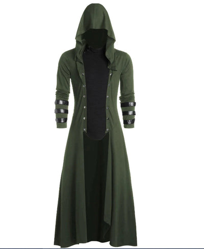 Traje de Noche Gótico Vintage para Hombre - Image 11