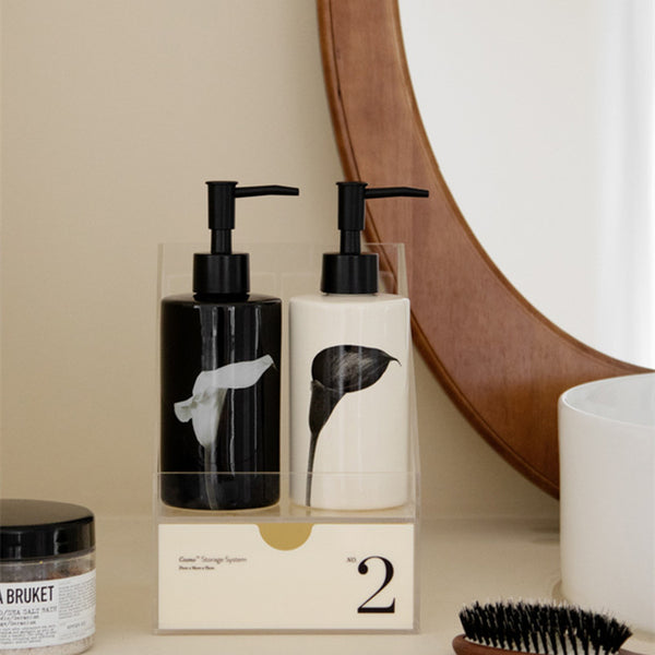 Dispensador de Gel y Champú Cerámico de Gran Capacidad con Dosificador