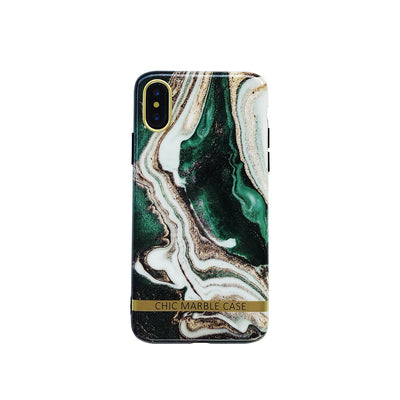 Funda Marmolada Verde Tinta para iPhone 78plus - Acabado Brillante Suave - Image 2