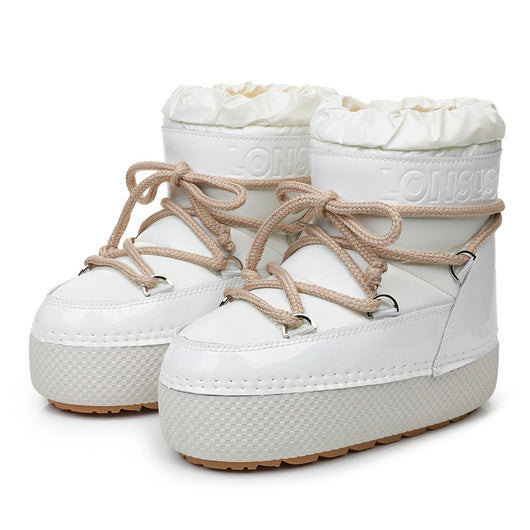 Botas Espaciales Lunar Impermeables de Caña Media para Mujer - Image 9