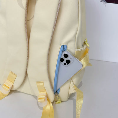 Mochila de Gran Capacidad Ligera con Diseño de Contraste - Image 12