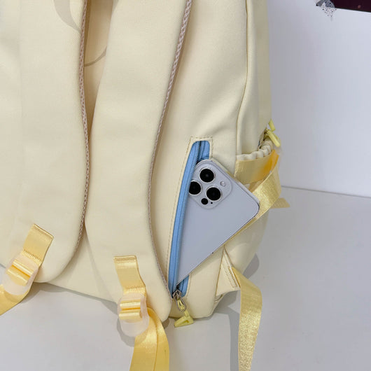 Mochila de Gran Capacidad Ligera con Diseño de Contraste - Image 12
