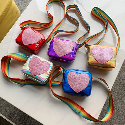 Bolso Infantil Corazón Láser para Hombro - Image 12
