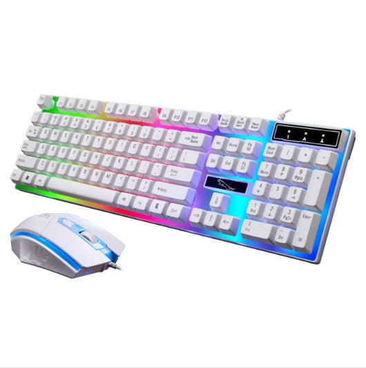 Set Teclado y Ratón Mecánico Gaming con Iluminación LED Suspendida - Image 6