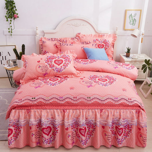 Falda de Cama de Encaje Cepillado Engrosado - Image 19