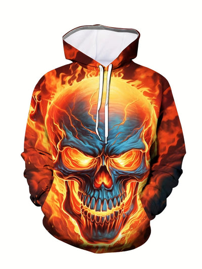 Sudadera Holgada Estampada para Hombre - Image 5