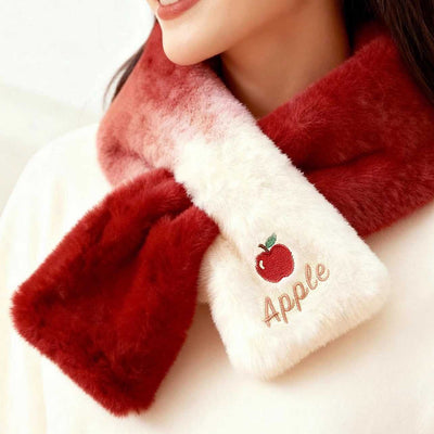 Bufanda Acogedora Roja para Otoño e Invierno - Image 2